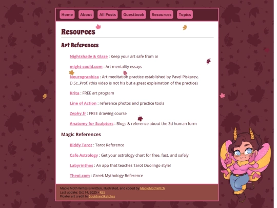 blog/info/resources screenshot