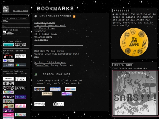 bookmarks screenshot