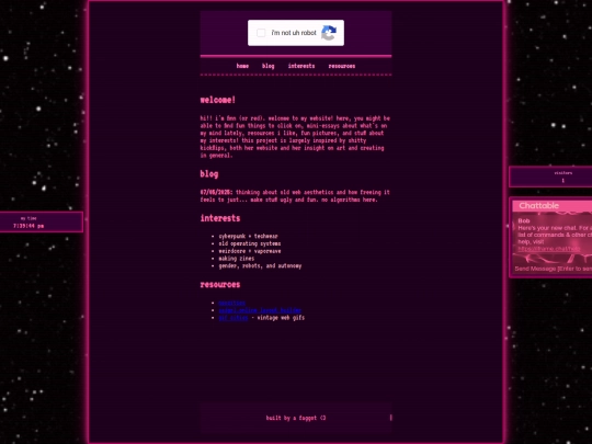 blog screenshot