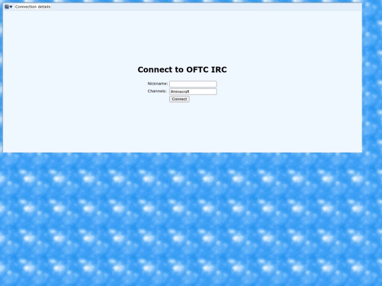 IRC screenshot