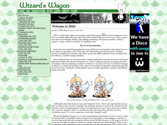 blog screenshot