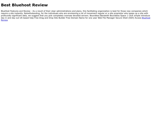 bluehost screenshot