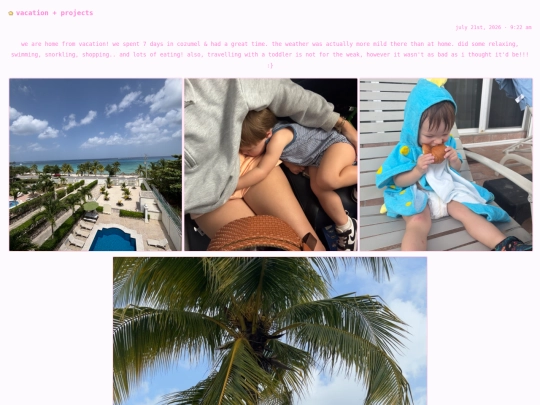pages/blog screenshot
