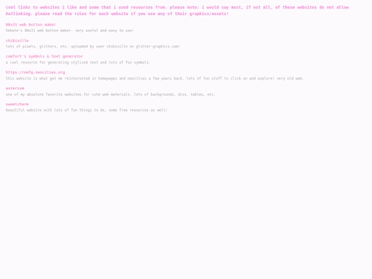 pages/links screenshot