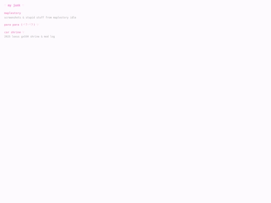 pages/myjunk screenshot