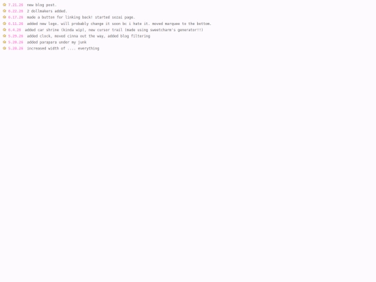 pages/updates screenshot