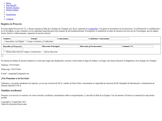 register screenshot