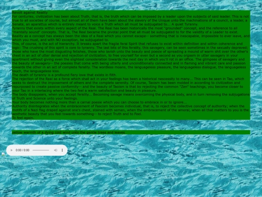 naturalism screenshot
