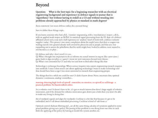 blog/beyond screenshot