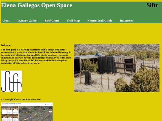 Elena_Gallegos_Siftr_Game_Page screenshot