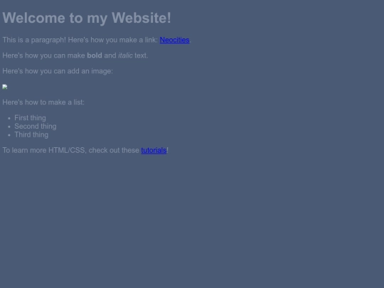 test screenshot