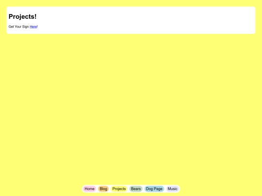 projects screenshot
