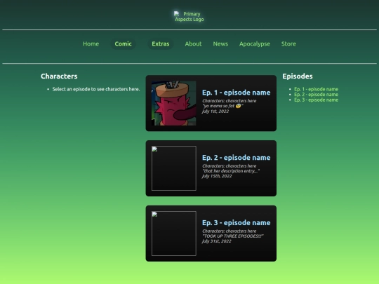 archive screenshot
