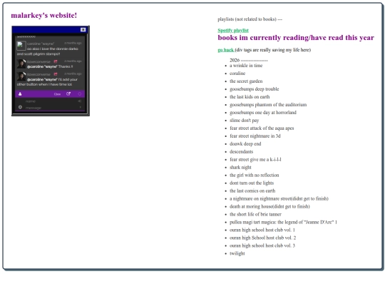 booksImcurrentlyreadinghaveread screenshot