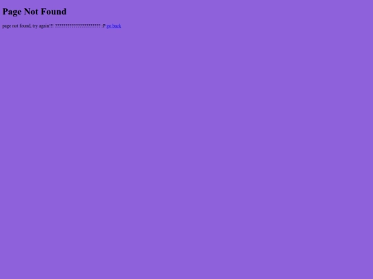 not_found screenshot