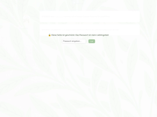 Blog screenshot