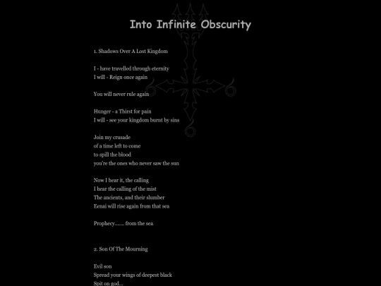 discography/obscurity-lyrics screenshot