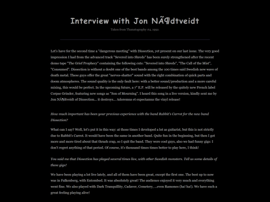 interviews/thanatography1992 screenshot