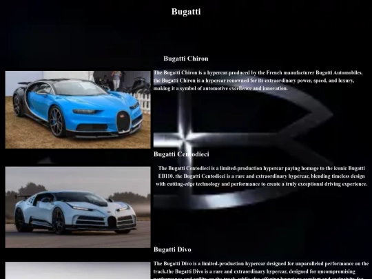 Bugatti screenshot