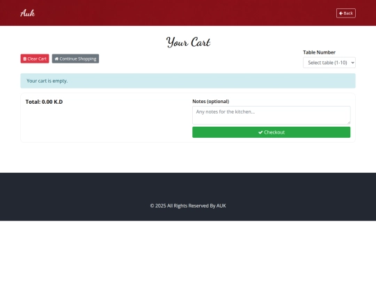 cart screenshot