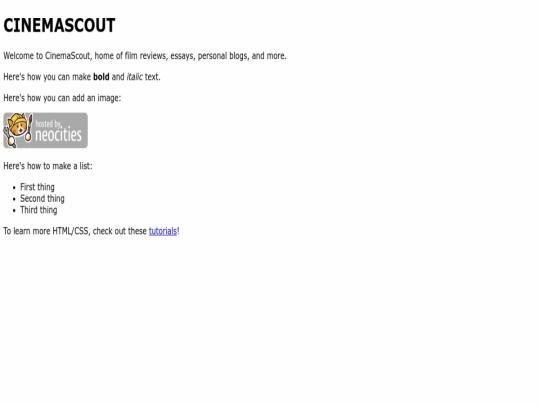 index screenshot