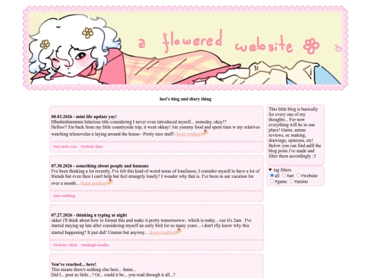 blog screenshot
