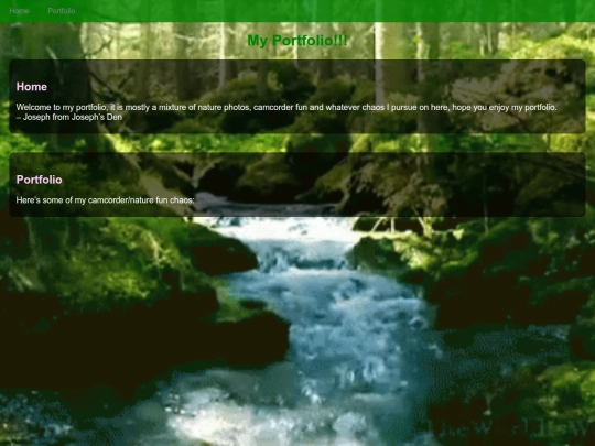 portfolio screenshot