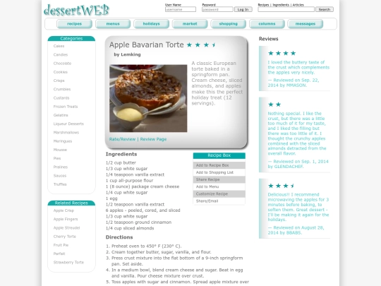 recipetxt screenshot