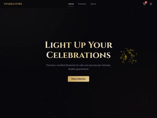 fireworks/index1 screenshot