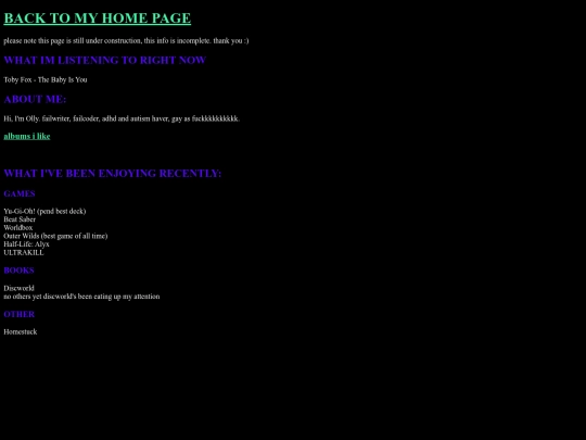 aboutme screenshot