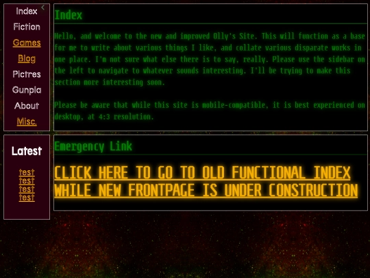 index screenshot