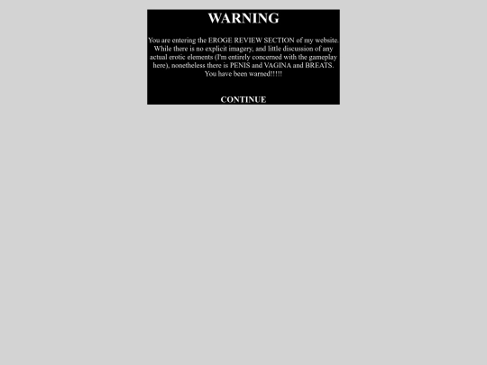 review/warning screenshot