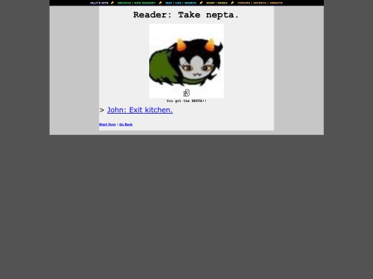 shrines/homestuck/homestucktest screenshot