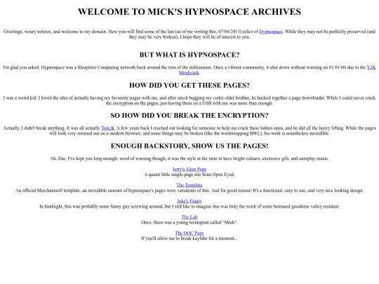 shrines/hypnospace/hs_index screenshot