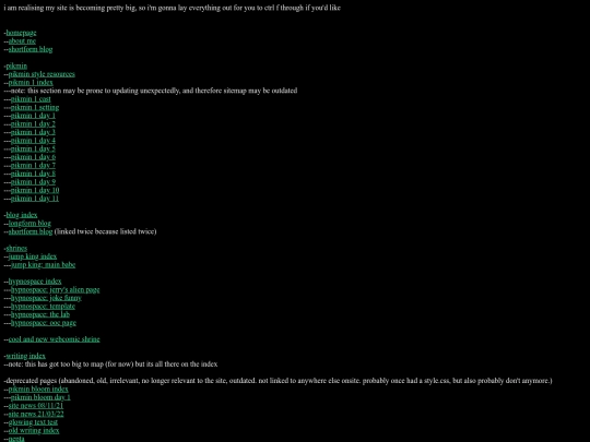 sitemap screenshot