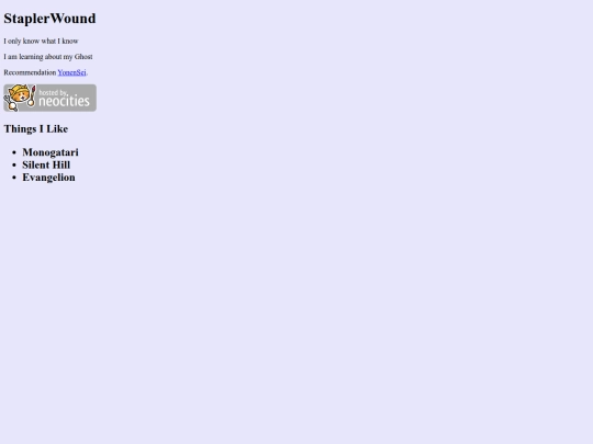 index screenshot