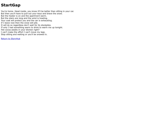 StartGap screenshot