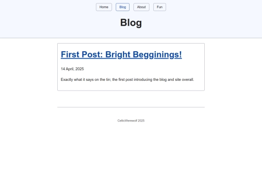 blog screenshot