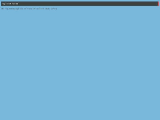 not_found screenshot