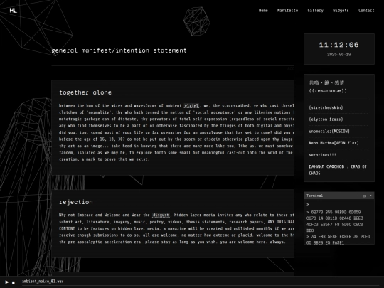 manifesto screenshot