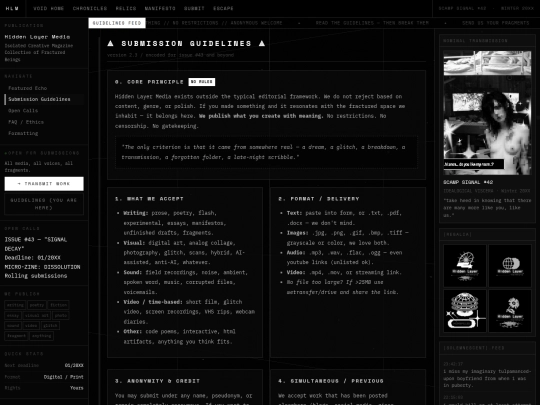 submission-guidelines screenshot