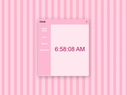 music/mains/clock screenshot
