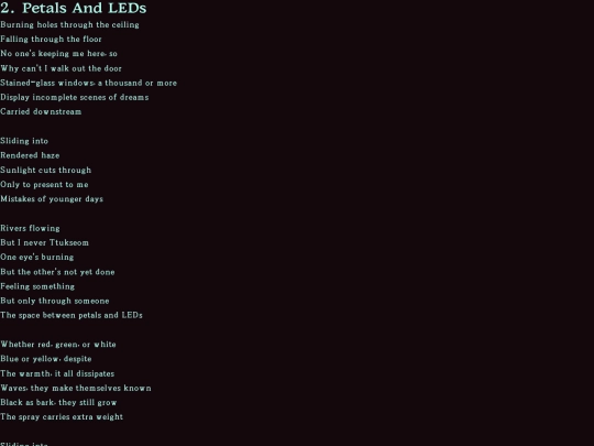 lyrics/pal screenshot