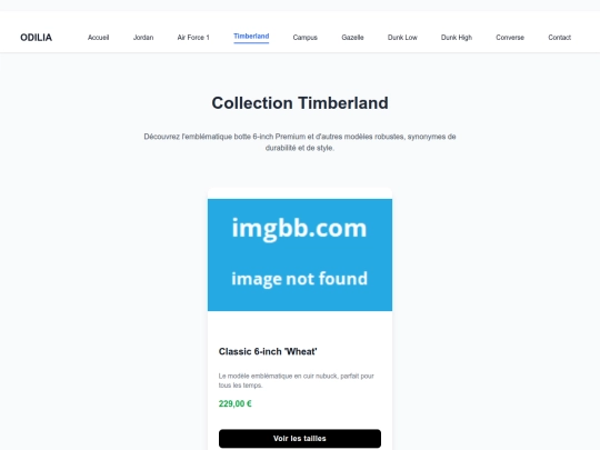 timberland screenshot