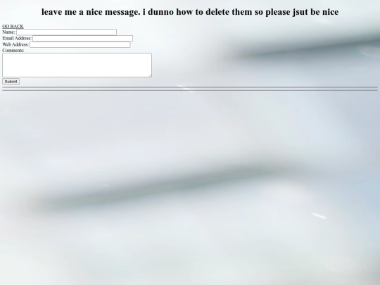 guestbook screenshot