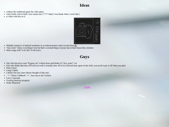 ideas screenshot
