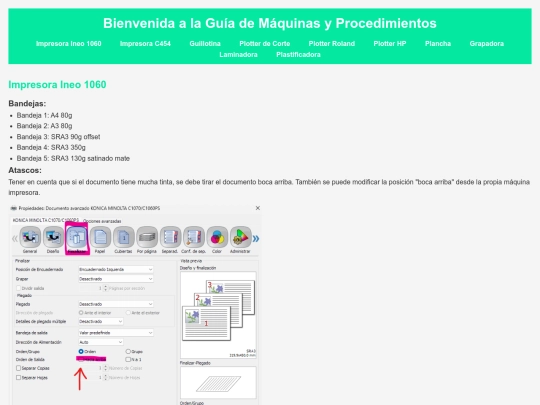 info screenshot