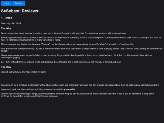 reviews/intro screenshot