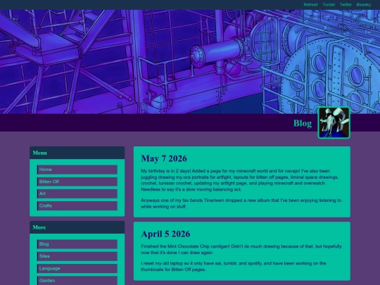 blog screenshot