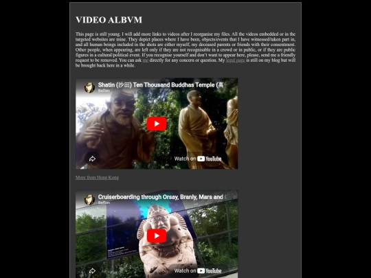 videos screenshot